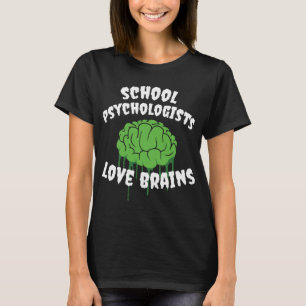 T-shirt Les professeurs de psychologues de l'école adorent