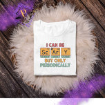 T-shirt Les professeurs de sciences ont peur| Enseignant H<br><div class="desc">Le T-shirt d'Halloween parfait pour votre professeur de sciences préféré! Nous sommes tout à fait d'accord que la science est effrayante !</div>