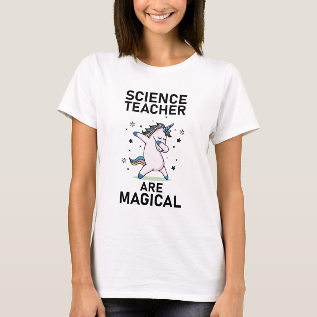 T-shirt Les professeurs de sciences sont magiques - Les am (Devant)