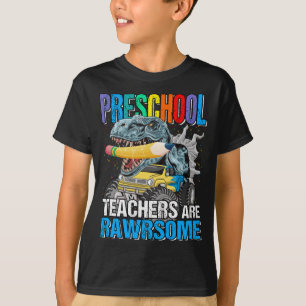 T-shirt Les professeurs d'école maternelle sont un monstre