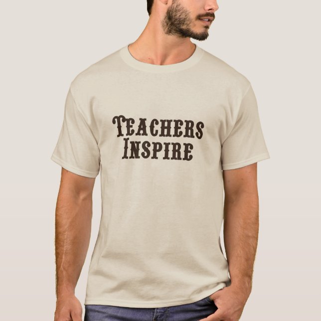 T-shirt Les professeurs inspirent (Devant)