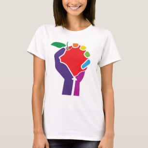 T-shirt Les professeurs ont uni l'arc-en-ciel