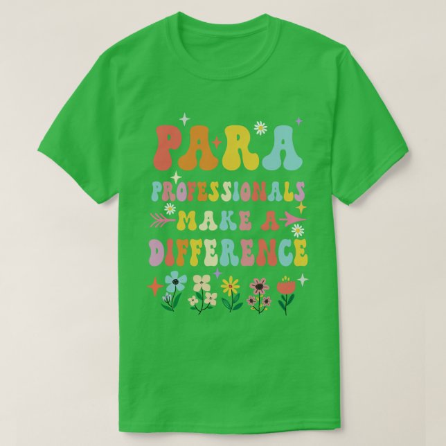 T-shirt Les Professionnels Du Para Font Une Différence Ens (Design devant)