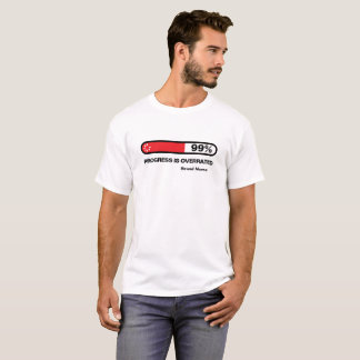 T-shirt Les Progrès Sont Surestimés Minimalistes Humours P