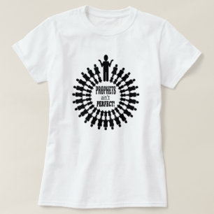 T-shirt Les prophètes n'est pas parfait - conception noire
