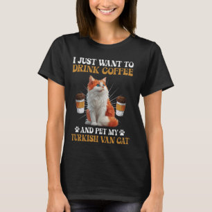 T-shirt Les propriétaires de chats VEULENT SIMPLEMENT BOIR