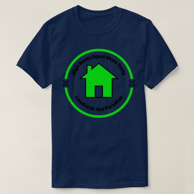 T-shirt Les Propriétaires Sont Des Parasites (Design devant)