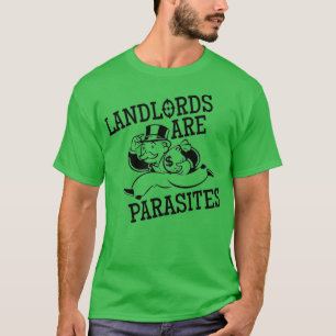 T-shirt Les Propriétaires Sont Des Parasites