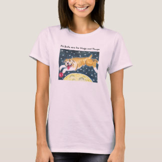 T-shirt Les puces sont pour les câlins et non pour les voy