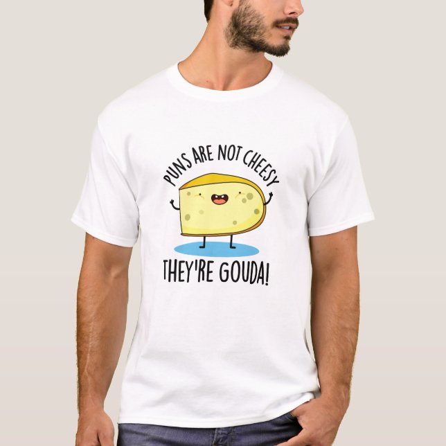 T-shirt Les Puns ne sont pas fromages Le Pun de Fromage 'r (Devant)