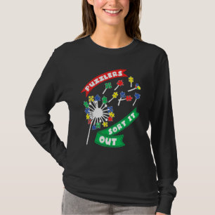 T-shirt Les Puzzers Le Trient Jigsaw Puzzle Puzzle