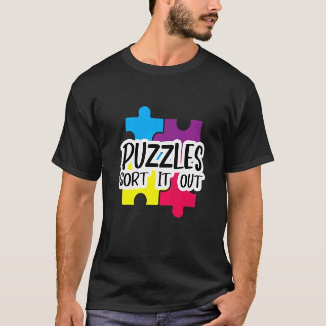T-shirt Les Puzzles Le Trient (Devant)
