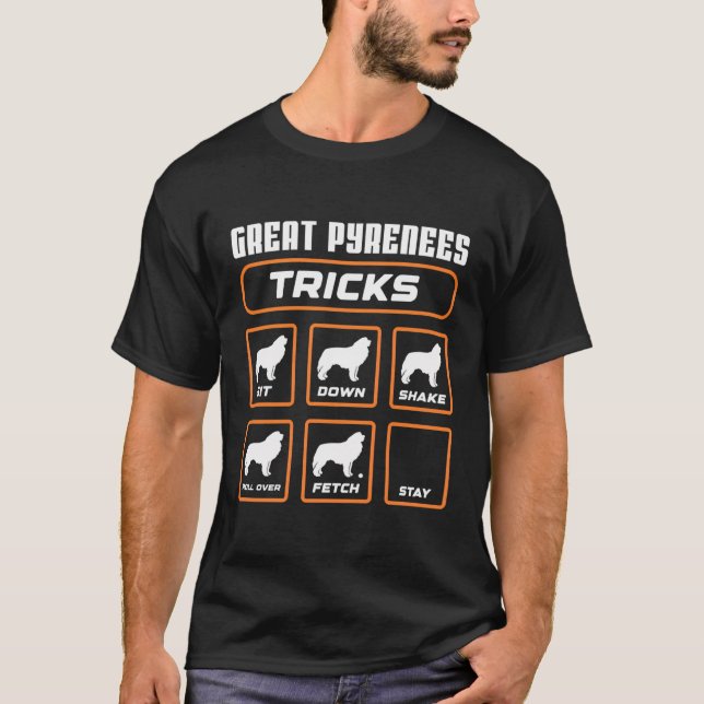 T-shirt Les Pyrénées Tricks Dog Formation de formateur (Devant)