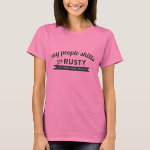 T-shirt Les qualifications de personnes sont rouillées