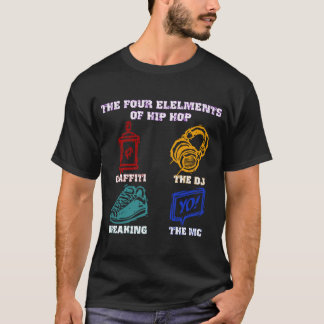 T-shirt Les quatre éléments du hip hop