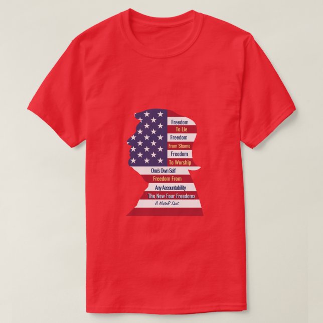 T-shirt Les Quatre Nouvelles Libertés - Une Chemise Mister (Design devant)