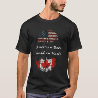 T-shirt Les racines canadiennes d'origine américaine