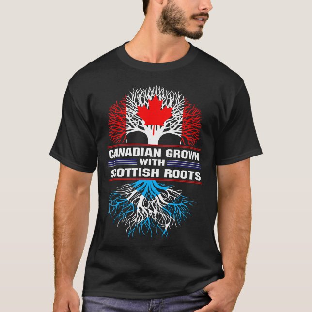 T-shirt Les racines écossaises du Canada (Devant)