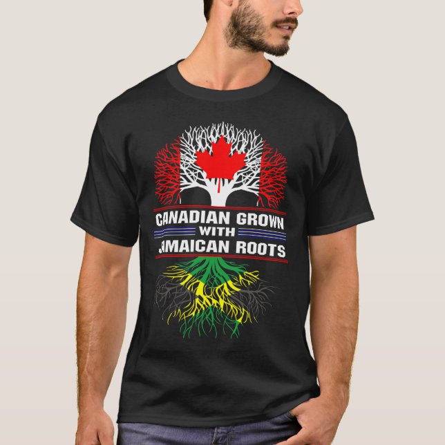 T-shirt Les racines jamaïcaines de la culture canadienne (Devant)