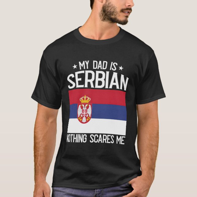 T-shirt Les Racines Serbes Patrimoine De La Serbie Pour (Devant)