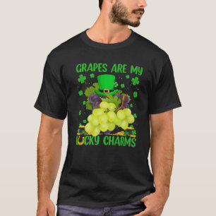 T-shirt Les Raisins Sont Mes Charmes Chanceux Les Raisins