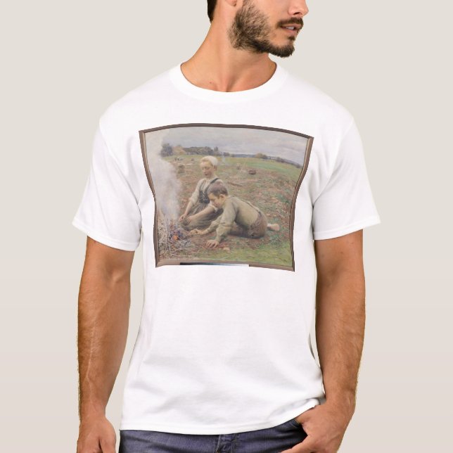 T-shirt Les ramasseurs de pomme de terre, 1898 (Devant)