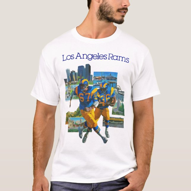 T-shirt les rams de los angeles (Devant)