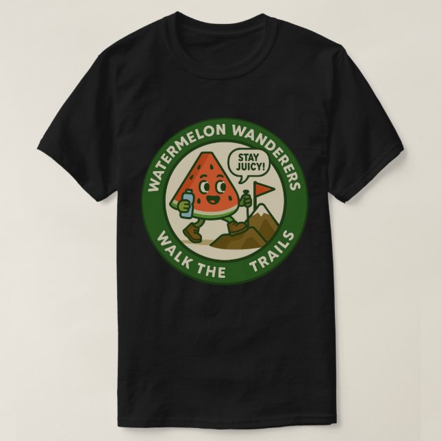 T-shirt Les Randonneurs Pastèque Sur Les Sentiers (Design devant)