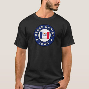 T-shirt Les rapides de cèdre Iowa