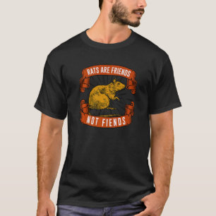 T-shirt Les rats sont amis et non amis Propriétaire du rat