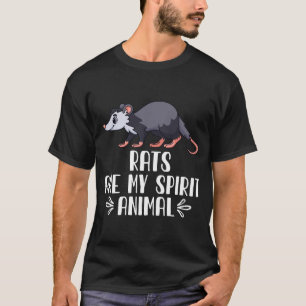 T-shirt Les rats sont mon esprit animal