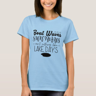 T-shirt Les rayons du soleil de Boat Waves ne ressemblent