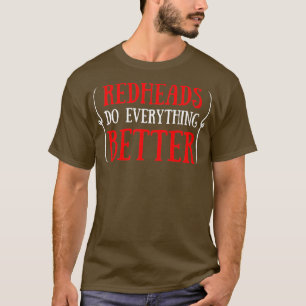 T-shirt Les Redheads font tout ce qui est mieux coté 2