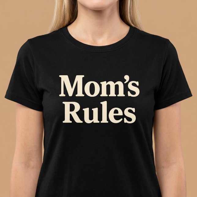 T-shirt Les Règles de Maman (Créateur téléchargé)
