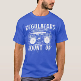 T-shirt Les régulateurs montent Uphe Radio et cadeau music