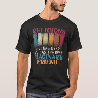 T-shirt Les Religions Luttent Pour Qui A Le Meilleur Imagi