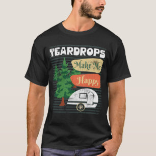 T-shirt Les Remorques De Teardrop Me Rendre Heureux Camper