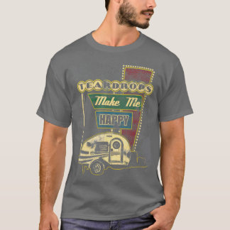 T-shirt Les Remorques De Teardrop Me Rendre Heureux Camper