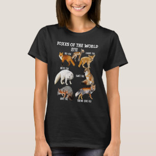 T-shirt Les Renards Du Monde La Fox Course Éducative Wild