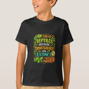 T-shirt Les reptiles règnent