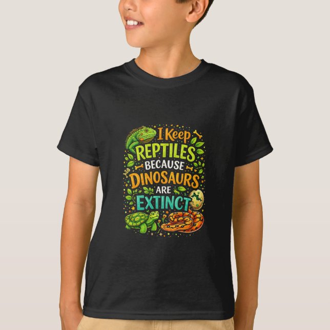 T-shirt Les reptiles règnent (Devant)