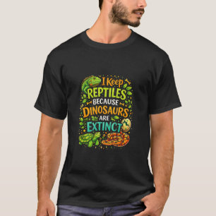 T-shirt Les reptiles règnent