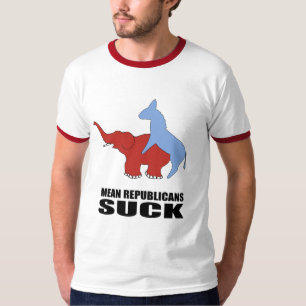 T-shirt Les républicains moyens sucent