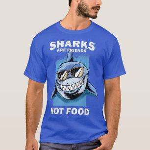 T-shirt Les requins amusants sont amisSauvez les requins