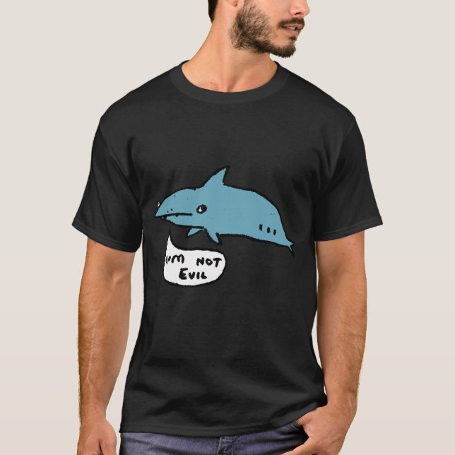 T-shirt Les requins ne sont pas mauvais (Devant)
