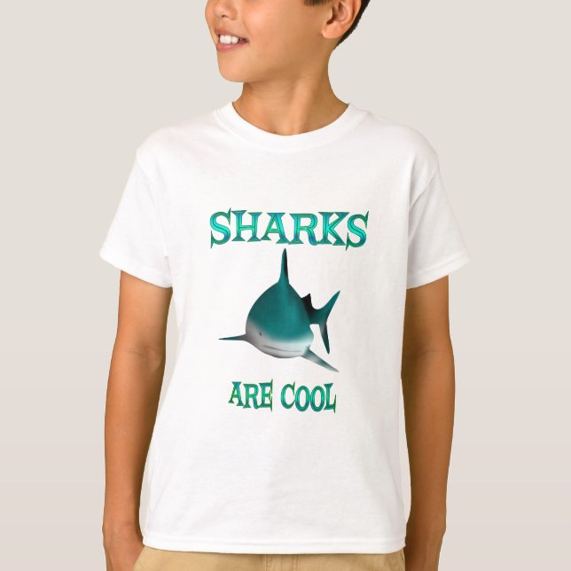 T-shirt Les requins sont Cool (Devant)