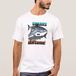 T-shirt Les requins sont JAWSome !