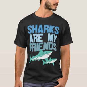 T-shirt Les requins sont mes amis Cool Requin Plongeurs de