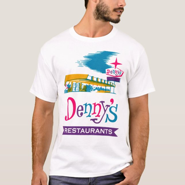 T-shirt Les Restaurants Denny’s (Devant)