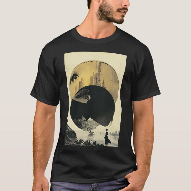 T-shirt Les rêves dystopiques : le monde obscur de Toshiko (Devant)